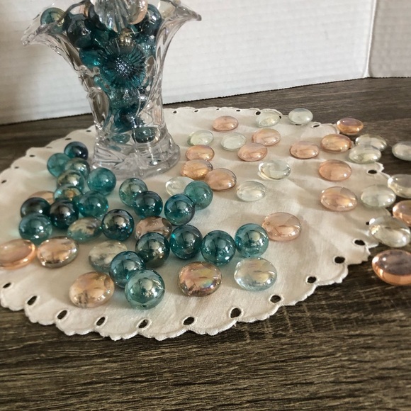 Vtg Glass Vase Filler Beads - Picture 3 of 10